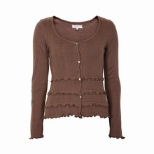 CREAM BELLA RIB CARDIGAN 62404