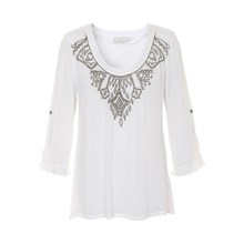 CREAM KASIE BLOUSE 632076