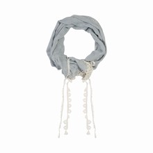 CREAM SISSE SCARF 12004