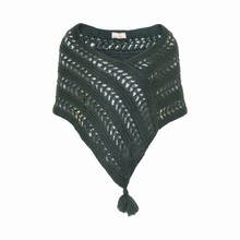 CREAM VIBE PONCHO 11663