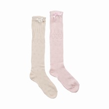 CREAM DELUXE LACY KNEEHIGH 231471