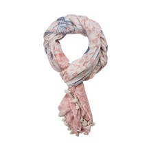 CREAM DELUXE BUTTERFLY SCARF 231415