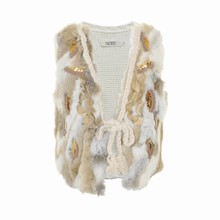 KAFFE AUDREY FUR WAISTCOAT 53072