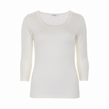 KAFFE MAJ 3/4 O-NECK 500009-S