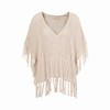 CREAM BASIA PONCHO 62003