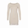 CREAM CAMILLE L/S TOP 62051