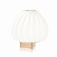 TR12 Hvid Plastic Bordlampe