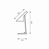 AJ Bordlampe Sand