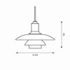 PH 2/1 Glas Pendel