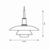 PH 4½-4 Pendel Glasskærme