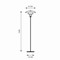 PH 3½-2½ Gulvlampe Glasskærme