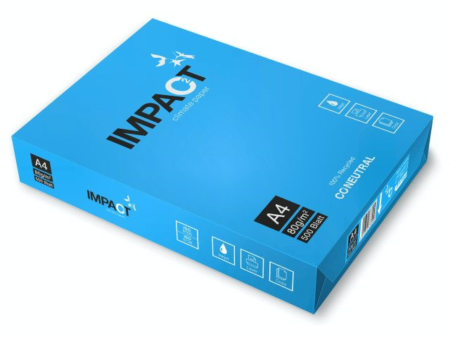 500 ARK KOPIPAPIR IMPACT CO2 NEUTRAL 80G