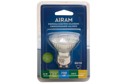 2-PAK HALOGEN GU10 35W 240V