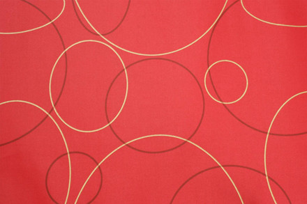 10X140 CM DUG CIRCLE RØD