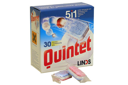 30 QUINTET 5 I 1 OPVASKETABS