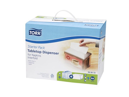 250 STK SERVIETTER TORK STARTERPAK N4 DI