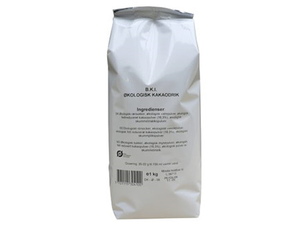 10 KILOGRAM KAKAODRIK ØKOLOGISK 1000G/PA