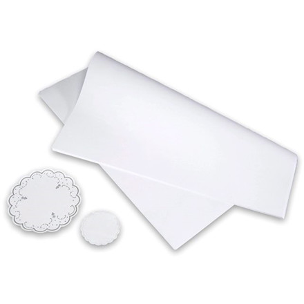 500 STK STIKDUG GLAT PAPIR HVID 40X80CM