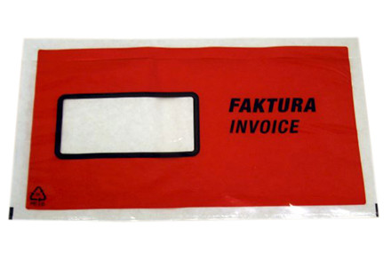 Polylommer m/tryk Faktura/Invoice