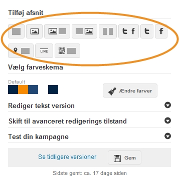 Fleksible afsnitstyper