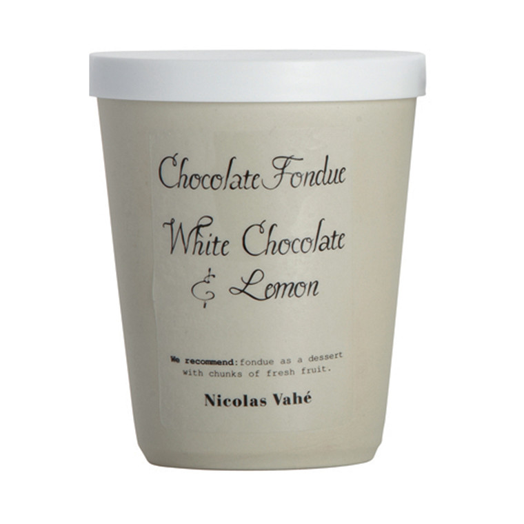 HVID CHOKOLADE OG CITRON FONDUE