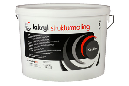 LAKRYL Strukturmaling, udekvalitet