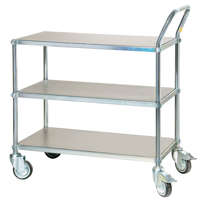Transportvogn med 2 hylder