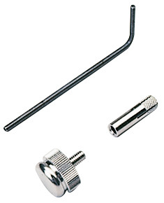 Adapter fra 4mm bananbøsning til 10mm trykknap
