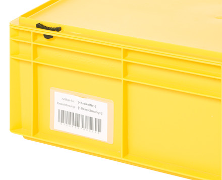 Etiketlomme, IDP-STAT® PVC, 10 stk.