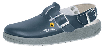 Abeba ESD-sandal, blå, hvid