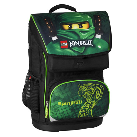 Lego Ninjago Green stor skoletaske