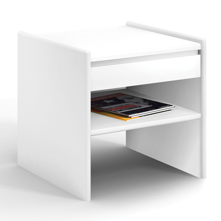Kaagaard sengebord 110 hvid