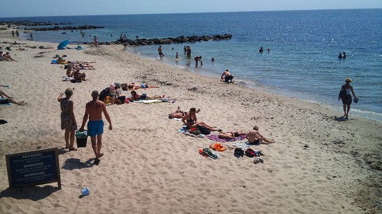 Stranden ved Gall�kken Strand Camping 