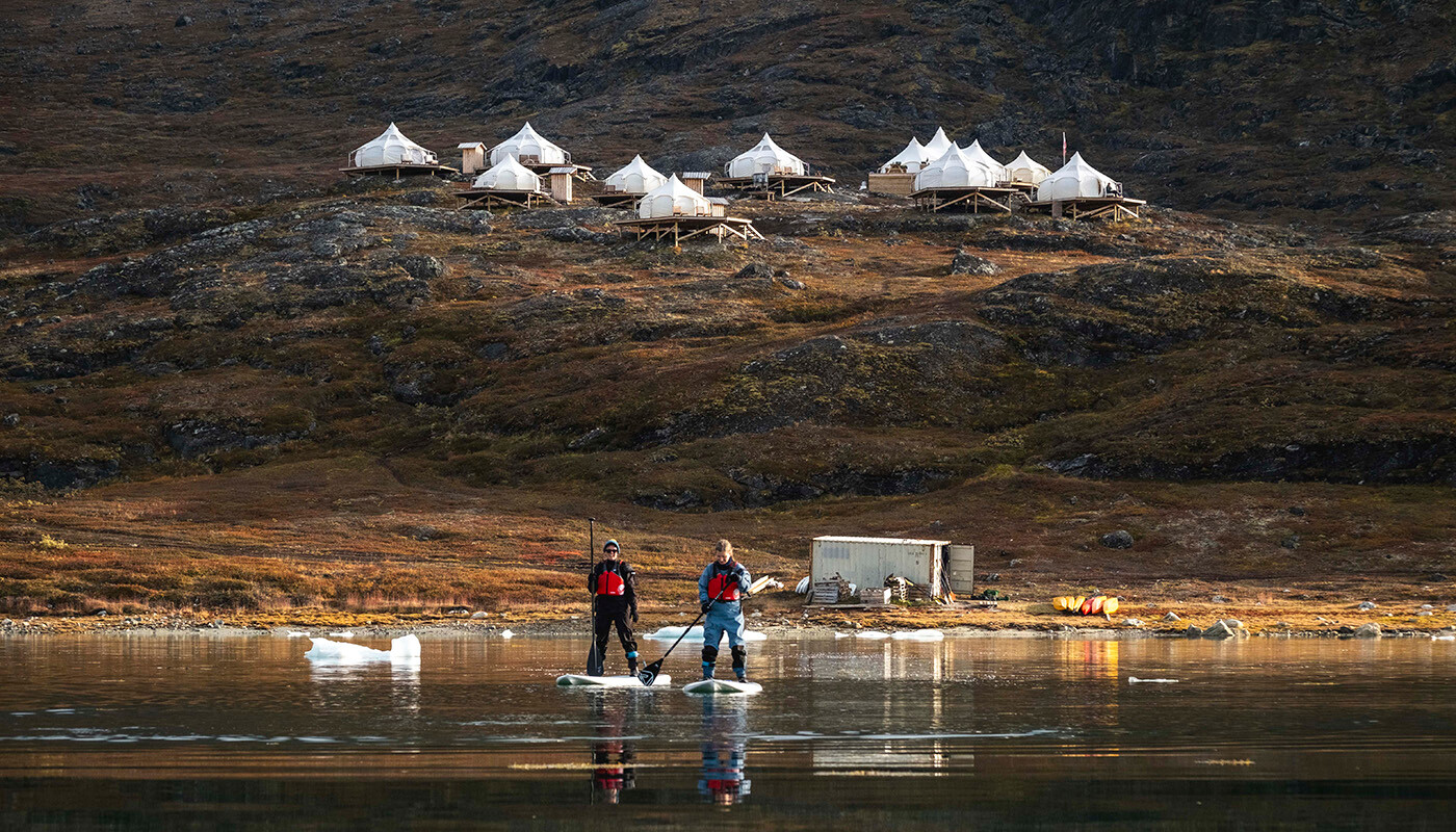 Camp Kangiusaq med SUP
