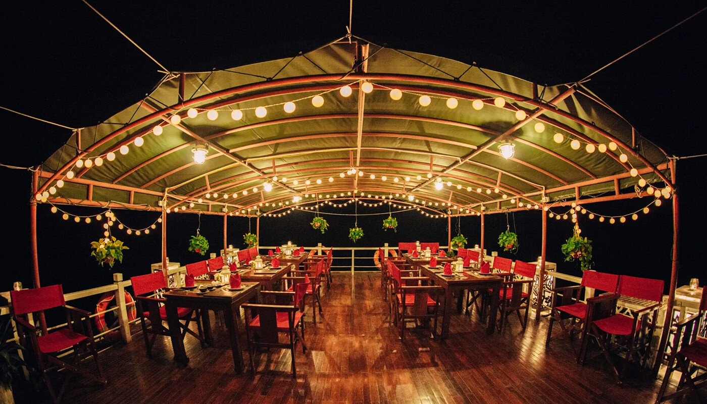 Restaurant på tagterrasse