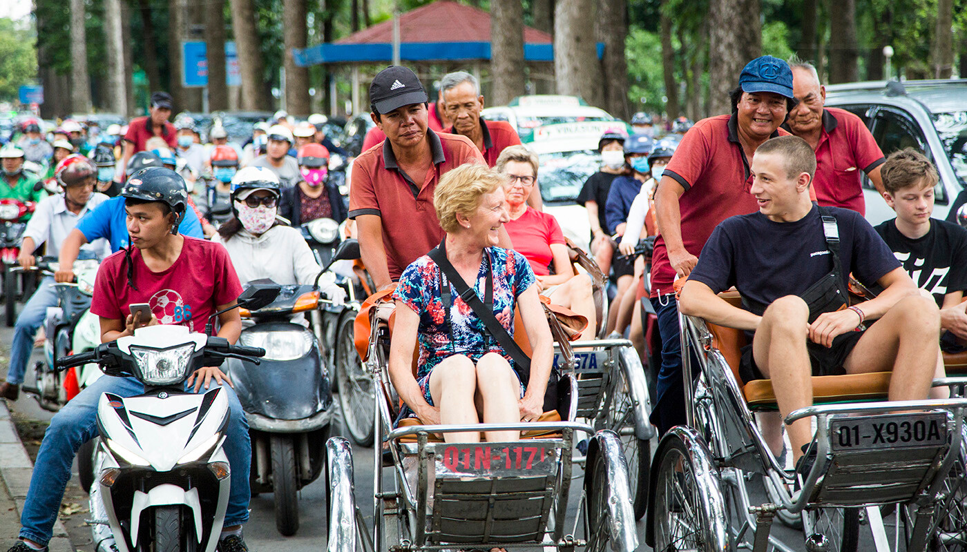 Cyclo tour i Saigon