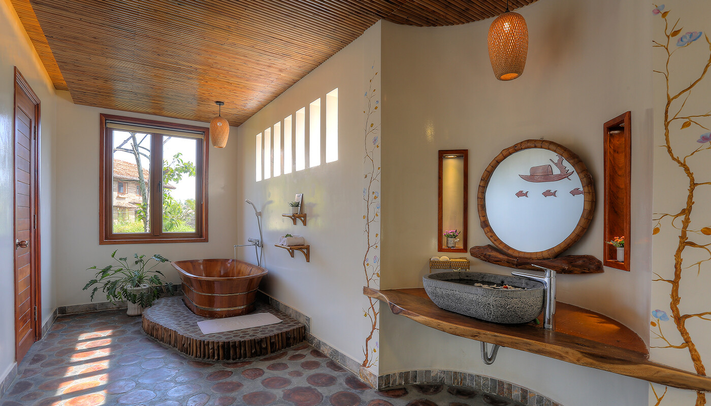 Can Tho Ecolodge badeværelse