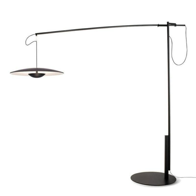 Ginger L 60 Floor Lamp Wenge Mt Ginger L 60 Floor Lamp Wenge Mt, Reach Floor Lamp
