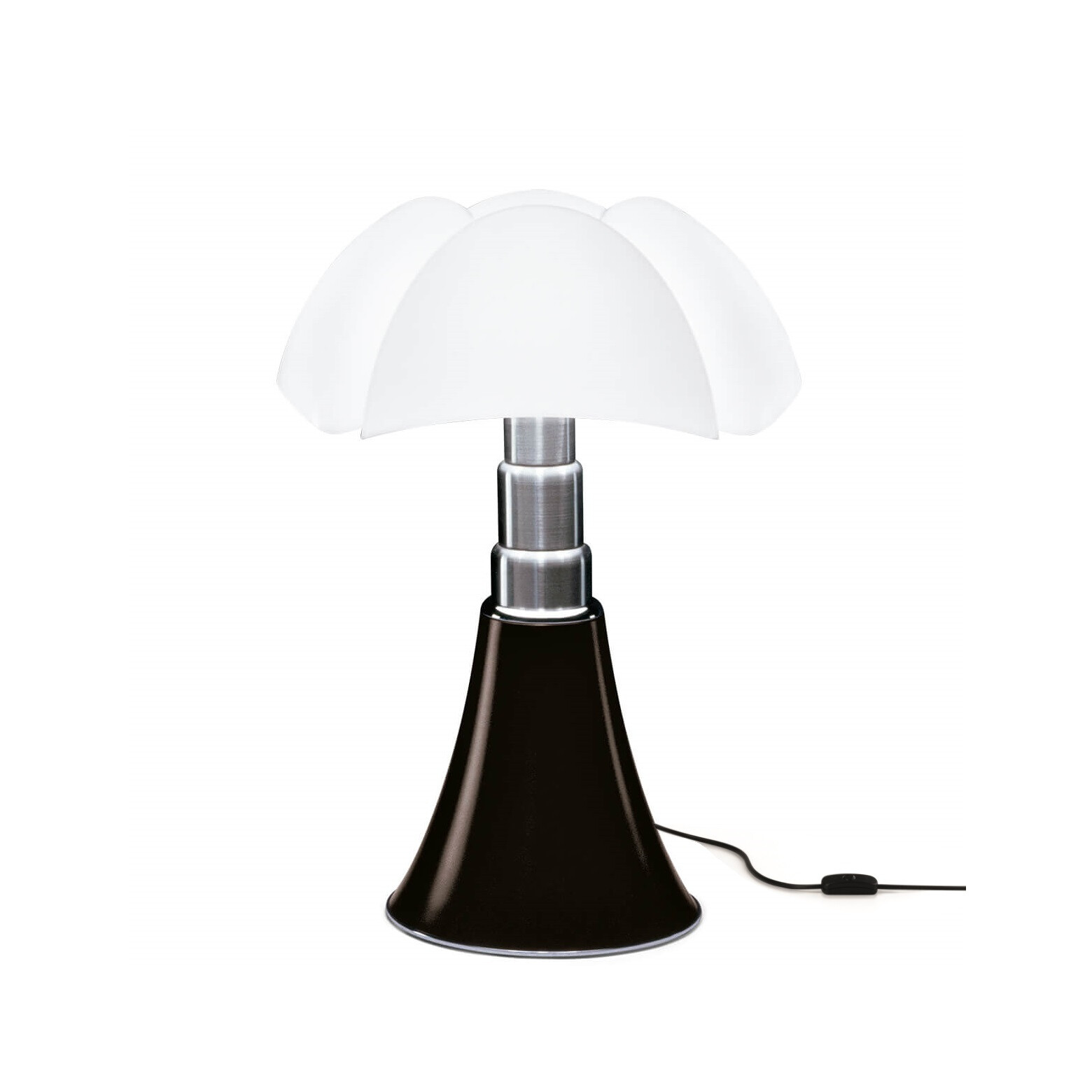Minipipistrello Table Lamp Dimmable, Dark Brown Desk Lamp