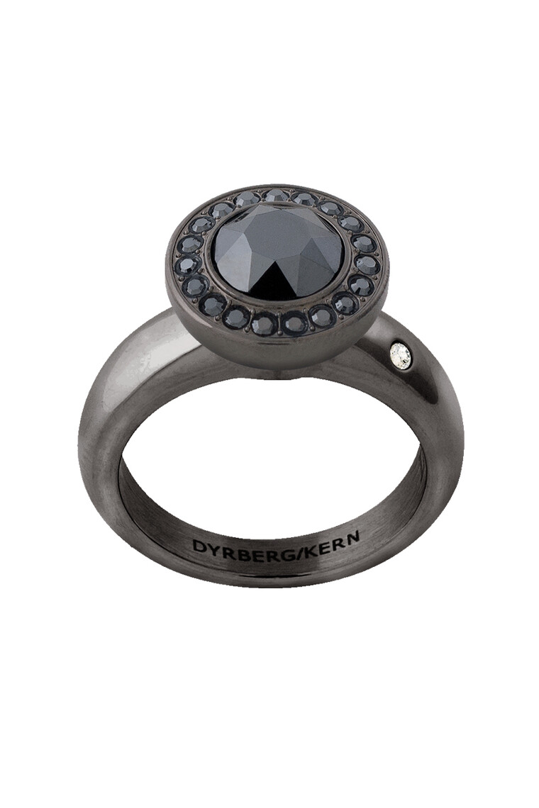 Bague Dyrberg Kern Pierres Multicolores Fantaisie - Taille 54, Rose Violet, Occasion