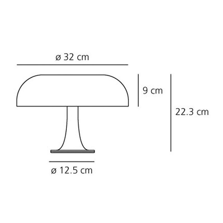 Astrolabium Gezamenlijk Voorstellen Nessino Table Lamp White - Artemide - Buy online