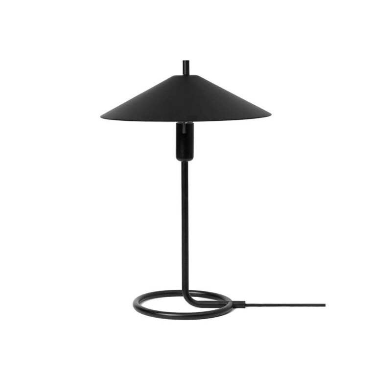 Filo Table Lamp Black Ferm, Triangle Table Lamp Black And White