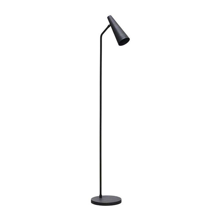 Precise Floor Lamp Matt Black House, Black Standing Lamp With Shelves