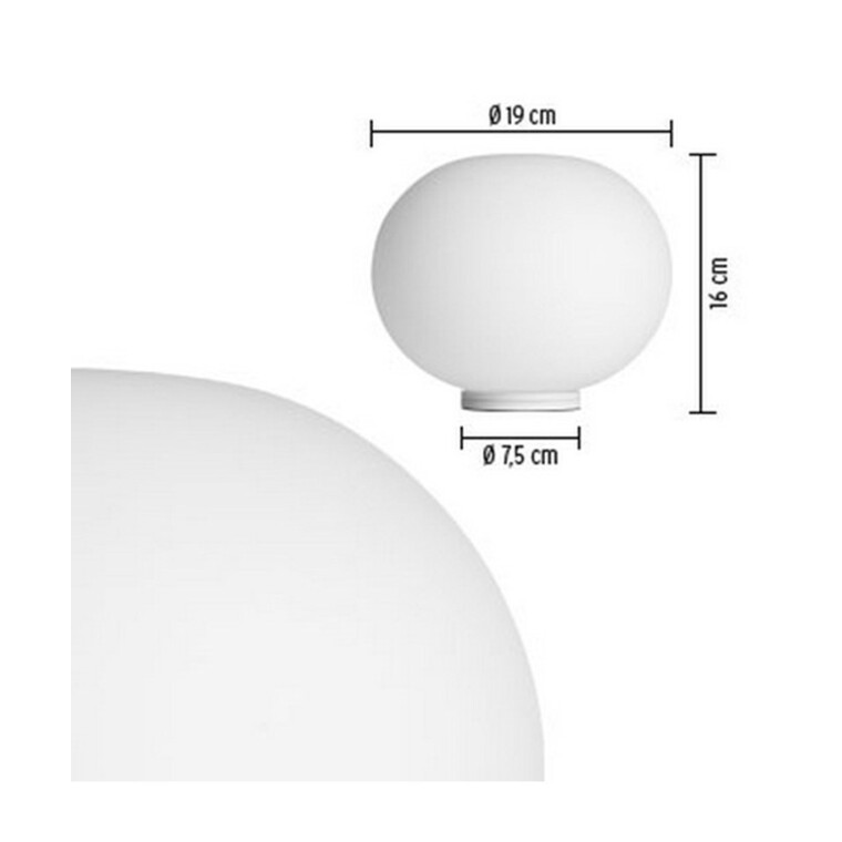 Glo-Ball Zero Ceiling Lamp/Wall - Flos - Buy online