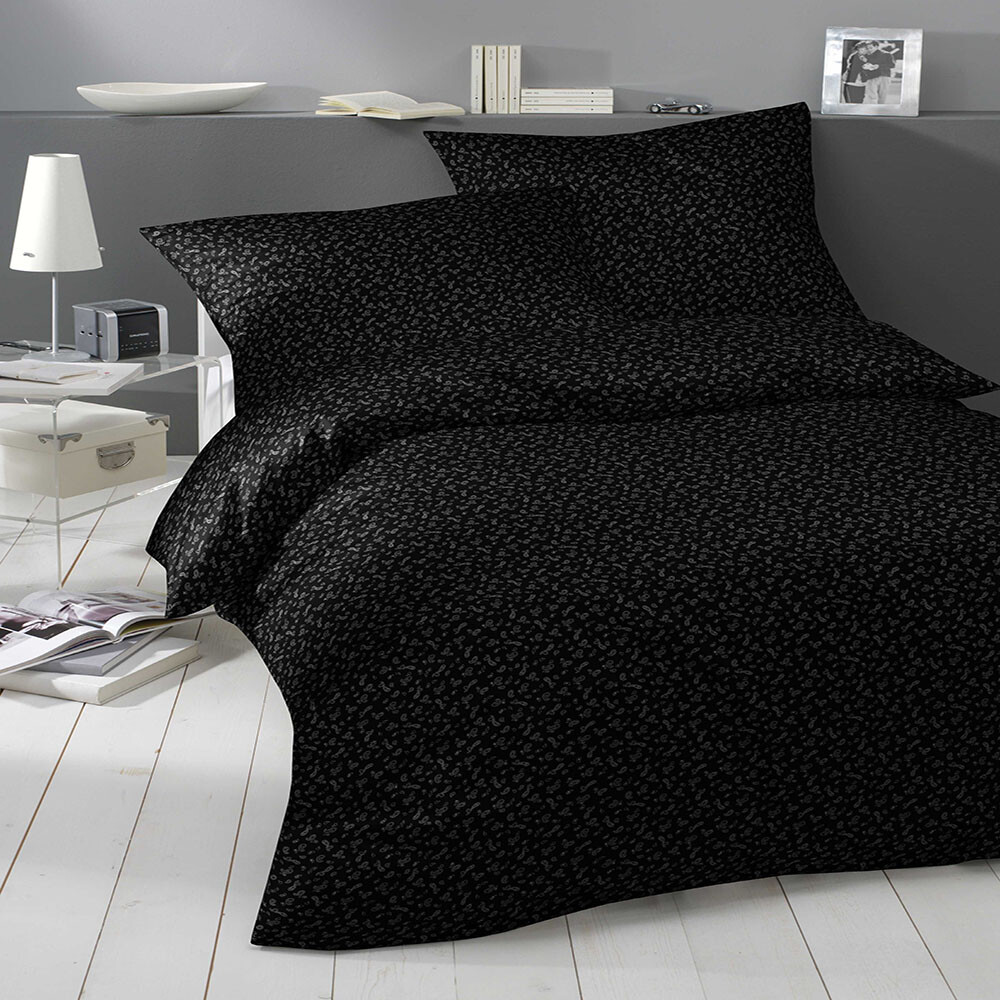 Sort sengetøj hvidt mønster | Tilbud | Shop her