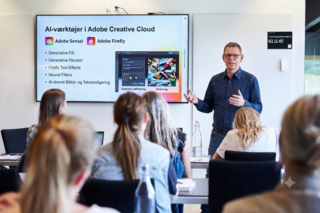 AI i Adobe Creative Cloud pakken 