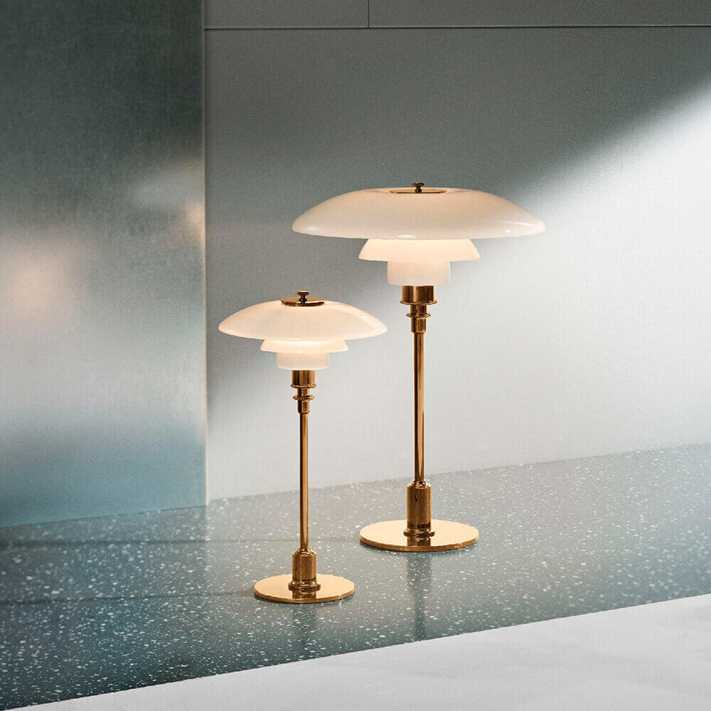Refrein Wijzigingen van Cyclopen PH 2/1 Table Lamp Lamp Brass - Louis Poulsen - Buy online