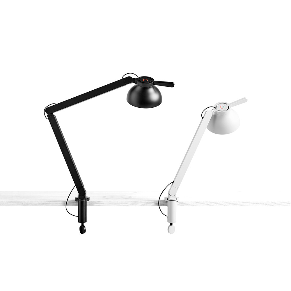 Table Lamp 2 Arms w. Ash Grey - HAY - Buy online
