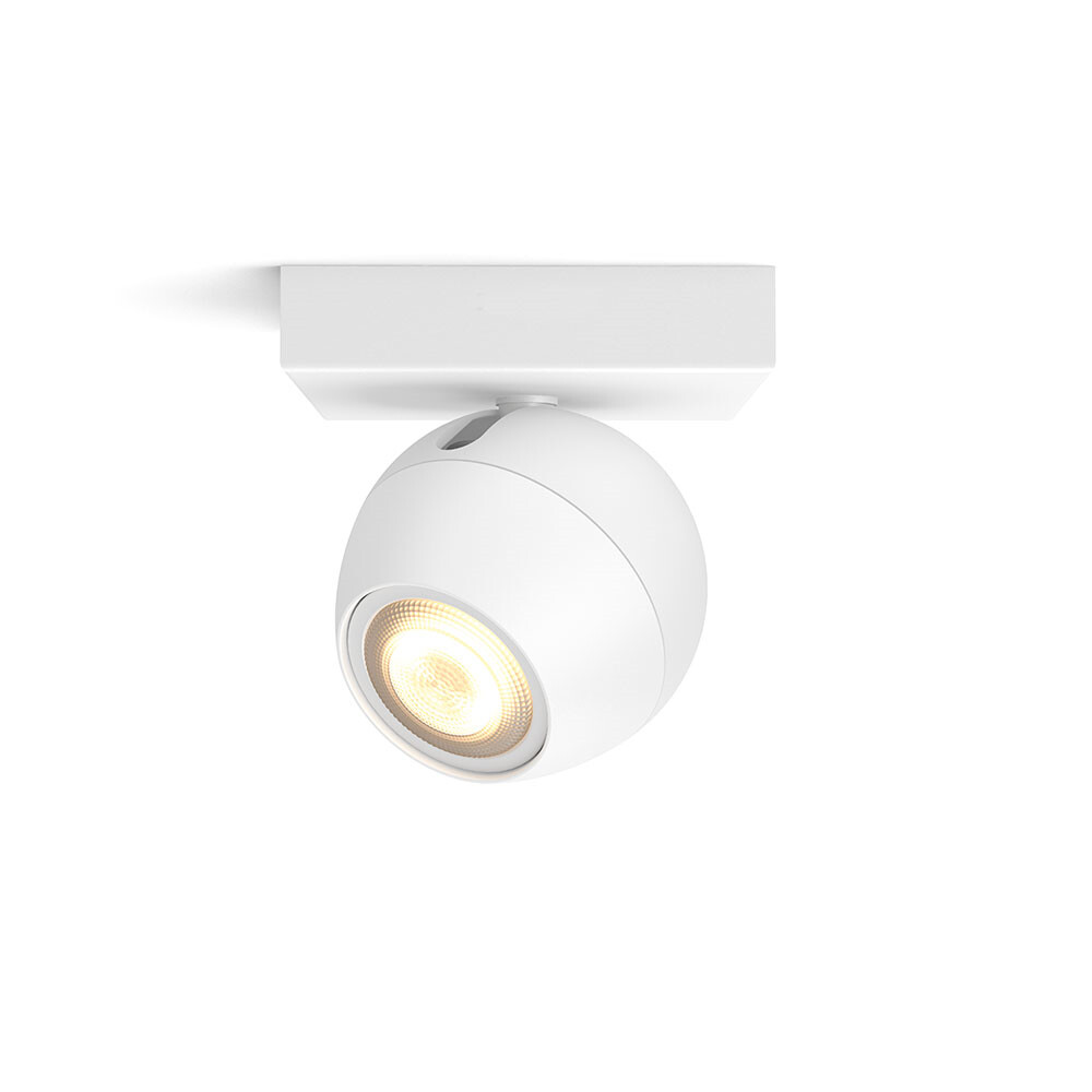 dood gaan Gevoelig labyrint Buckram Ceiling Lamp Single Spot White Amb. White - Philips Hue - Buy online