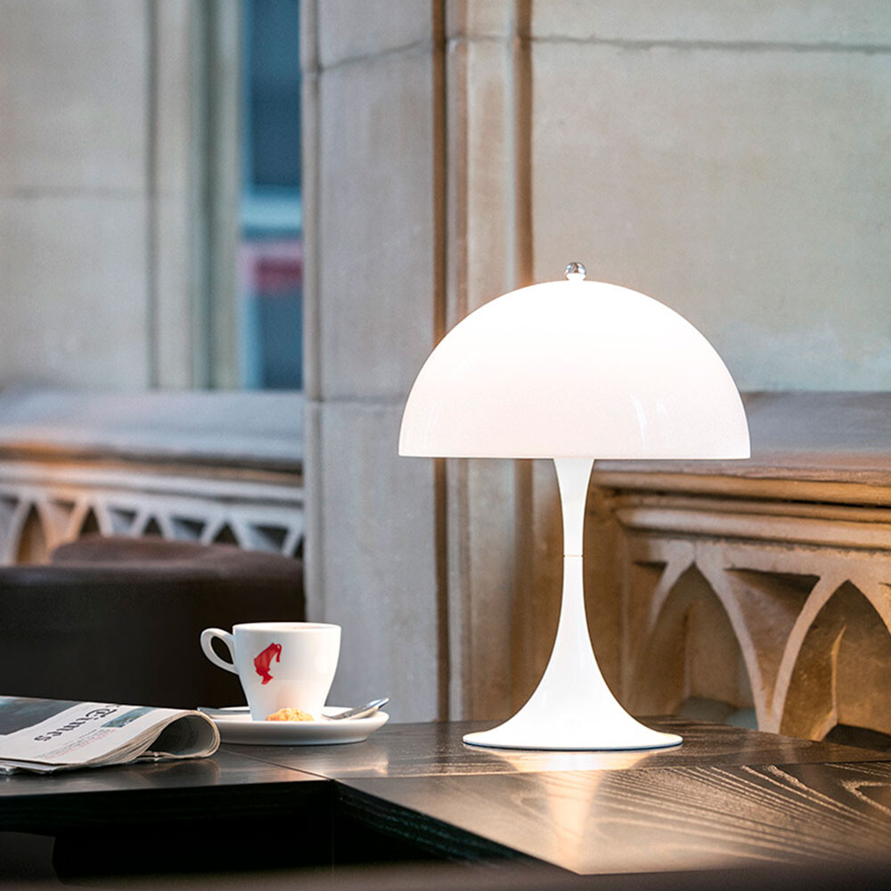 lampada da tavolo a led design panthella